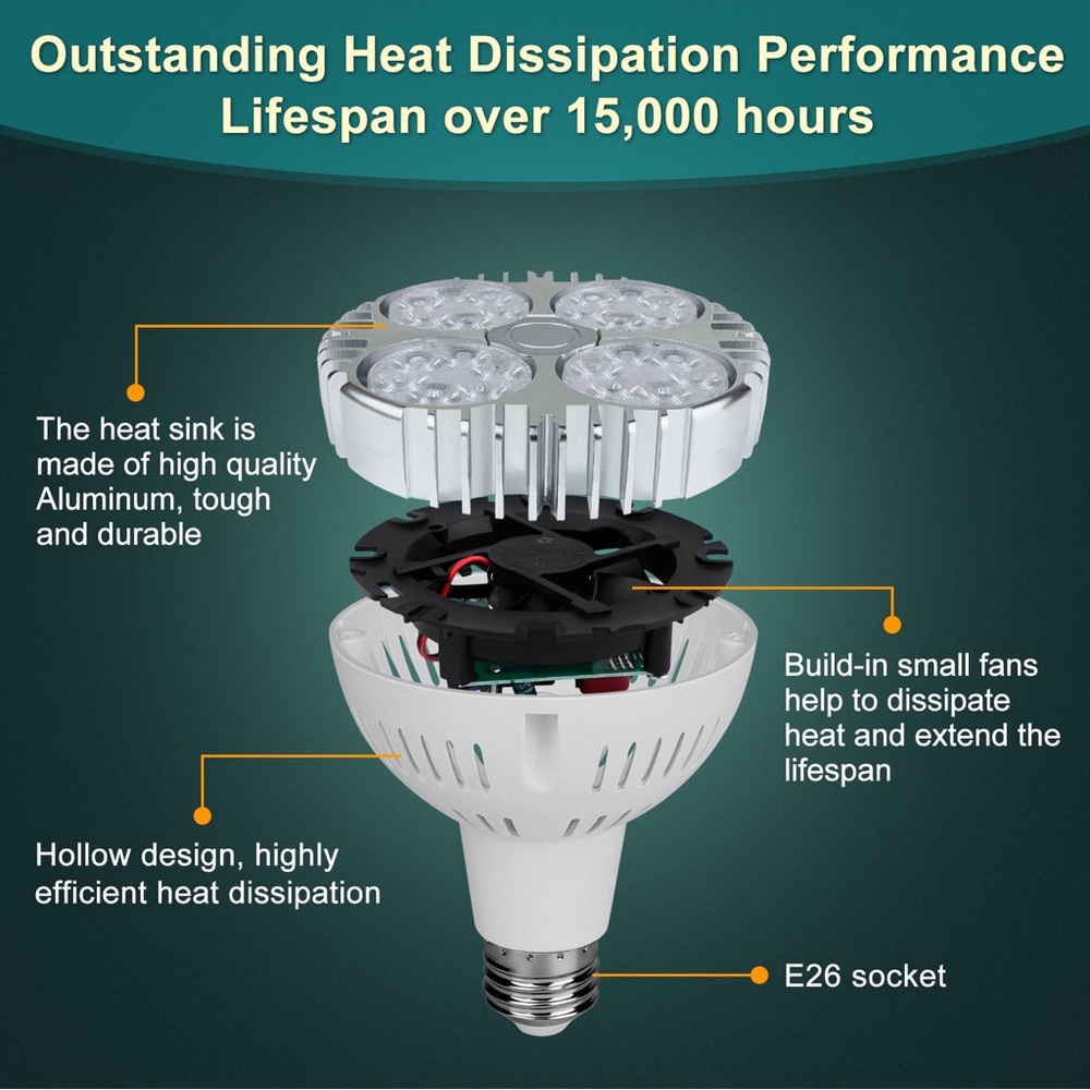 Silver LED Spotlight Bulb - Picture 10 of 12